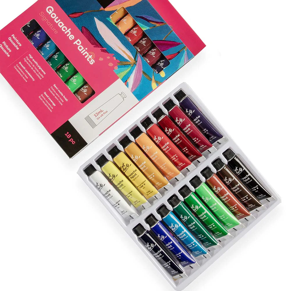 Mont Marte Gouache Paints Signature 18pc x 12ml (0.4 US fl.oz) - Image 8