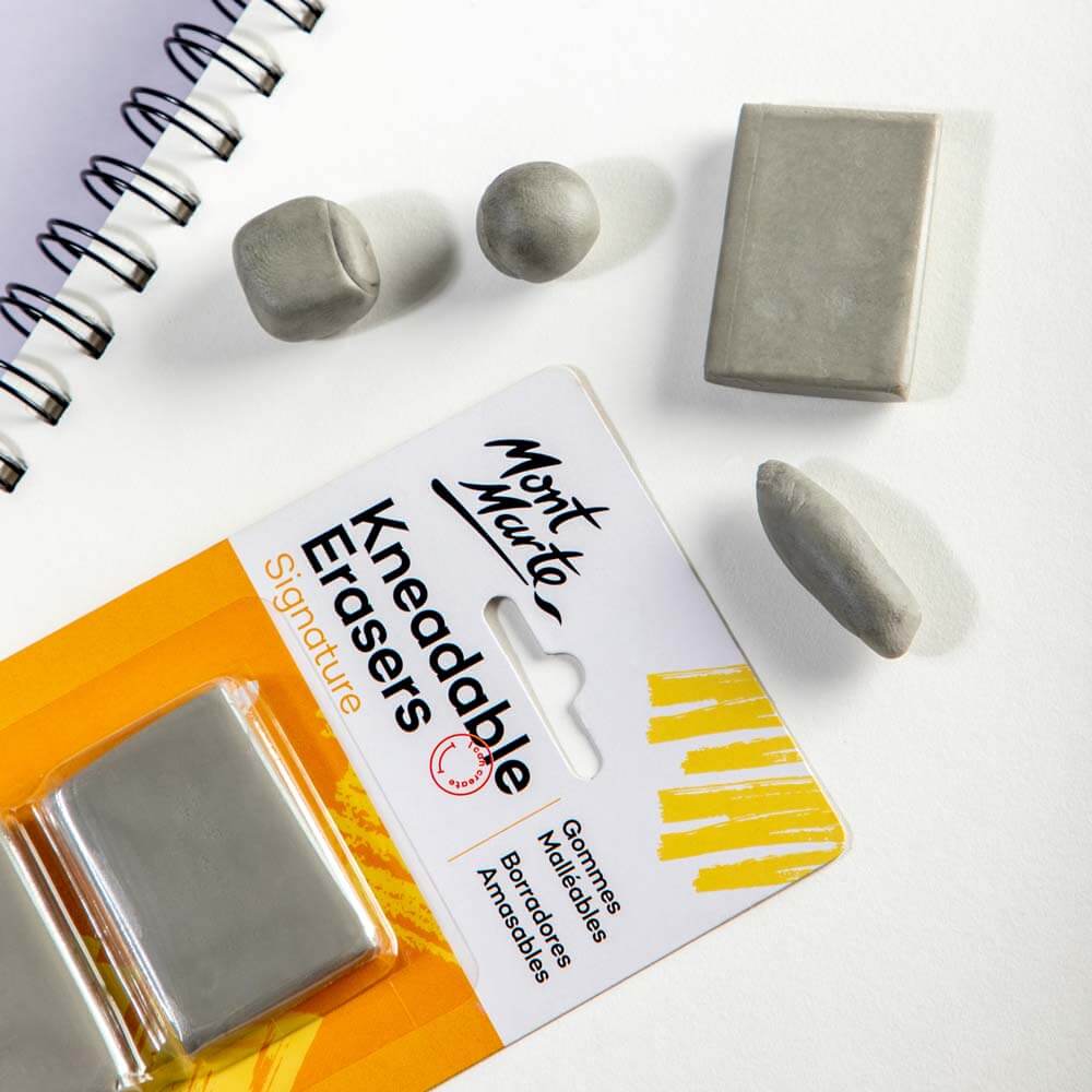 Mont Marte Kneadable Erasers Signature 2pc - Image 5