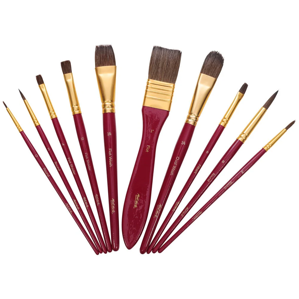 Mont Marte Watercolour Brush Set Signature 11pc - Image 4