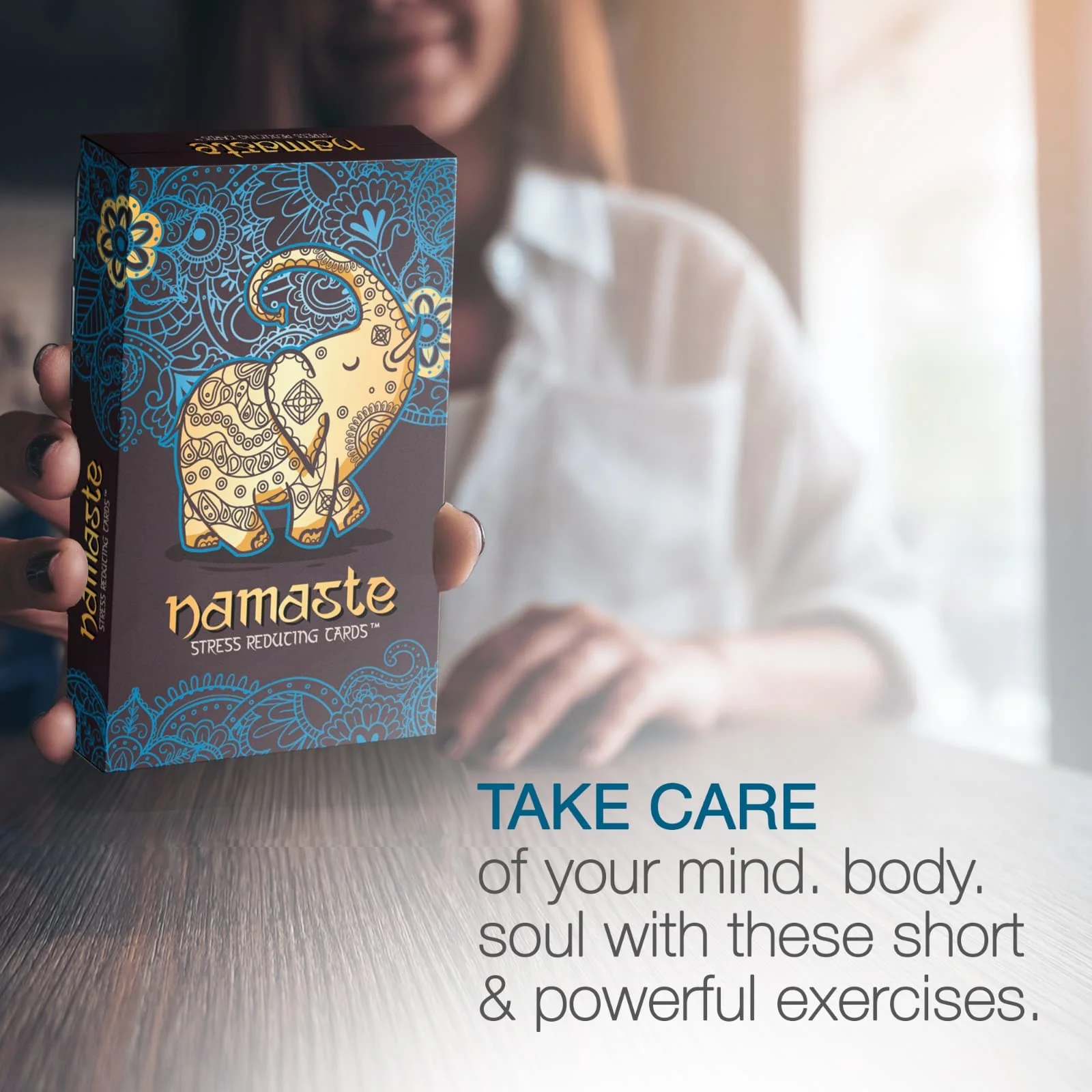 Namaste Mindfulness Cards - Stress & Anxiety Relief Meditation Cards - Image 2