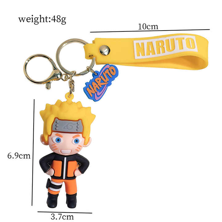 Naruto Cartoon 3D Silicone High -Quality PVC Material Keychain - Image 2