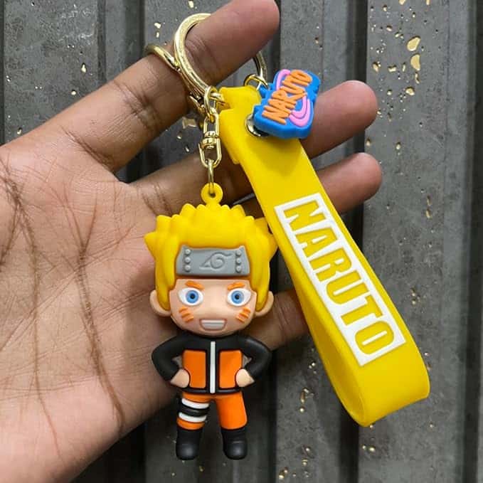 Naruto Cartoon 3D Silicone High -Quality PVC Material Keychain - Image 3