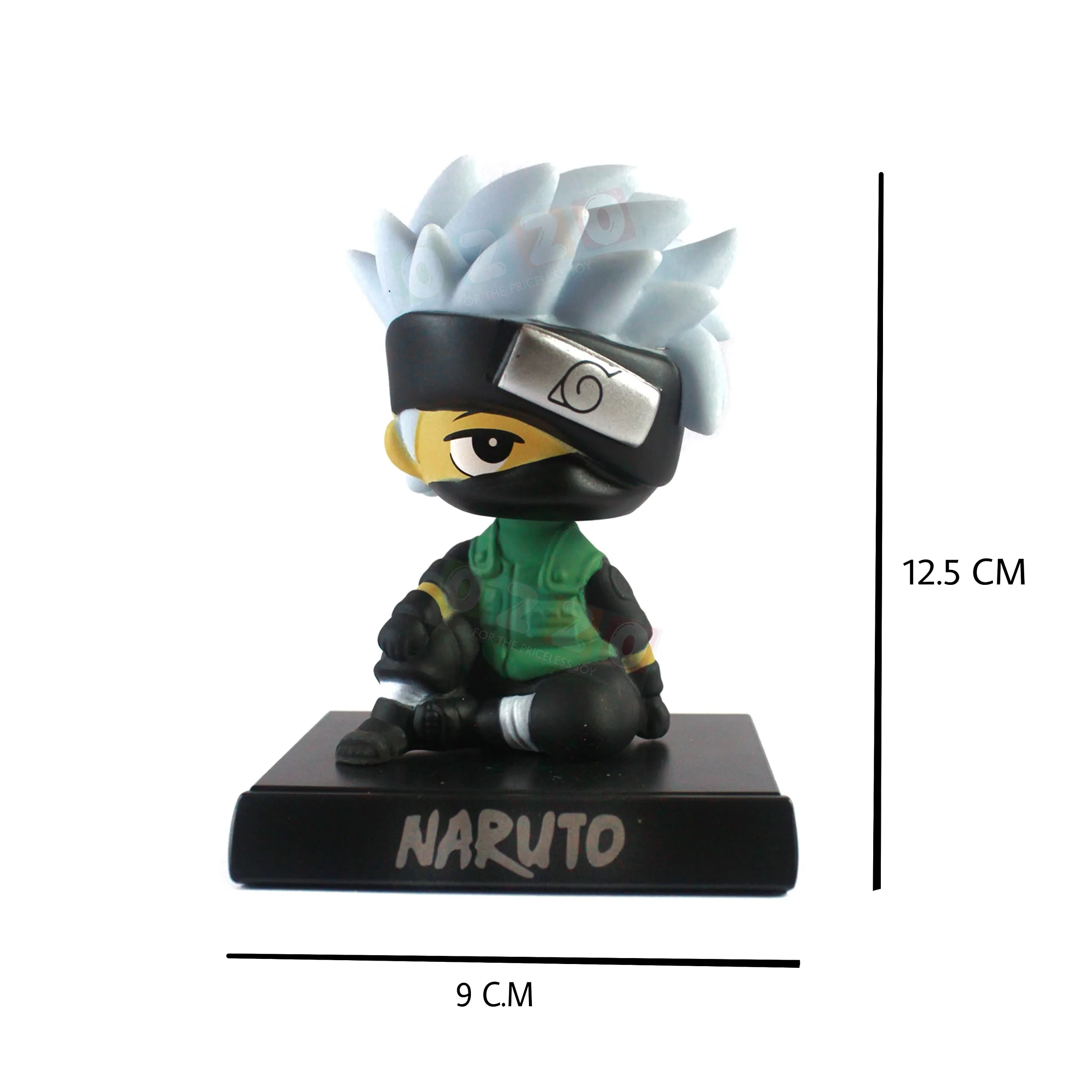 Naruto Kakashi Hatake Bobblehead With Mobile Holder - Image 2
