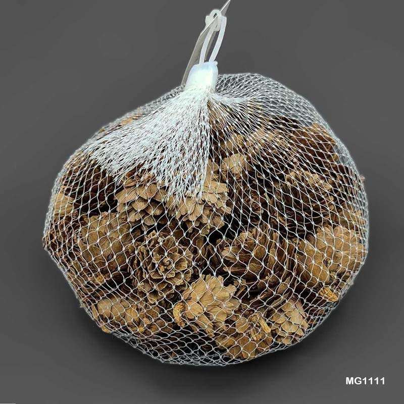 Natural Brown Pinecones Wood Flower - Image 2
