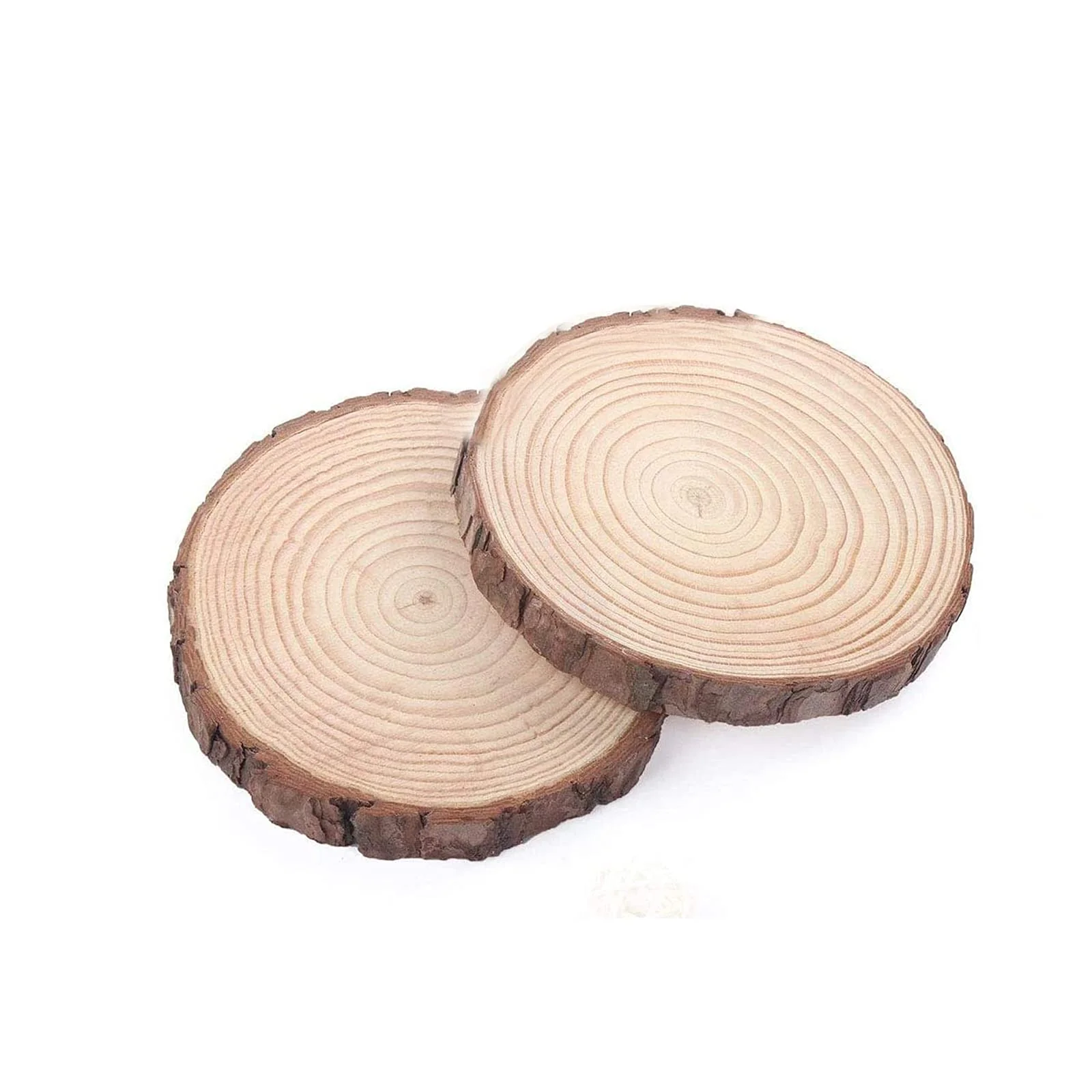 Natural Wooden Slice Round 22-25x2cm - Image 10