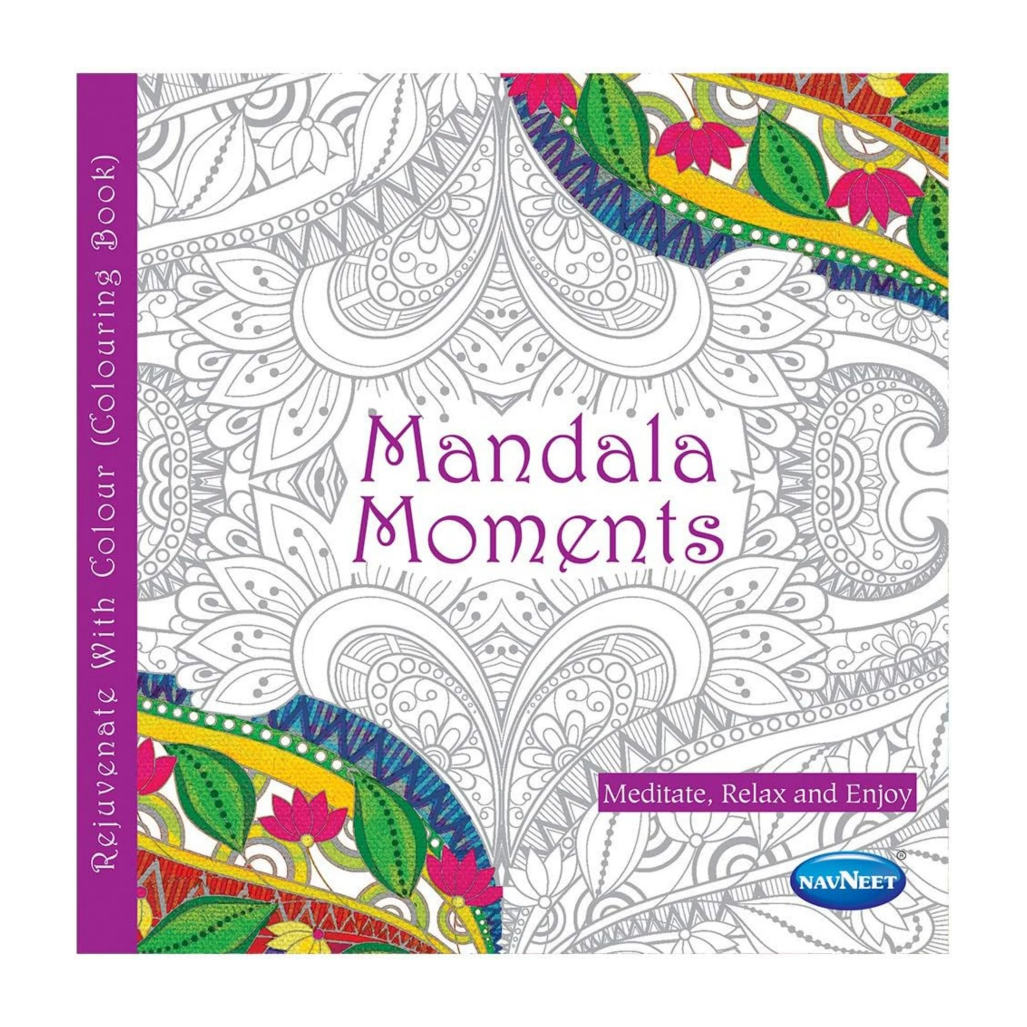 Navneet Adult Colouring Book - Mandala Moments