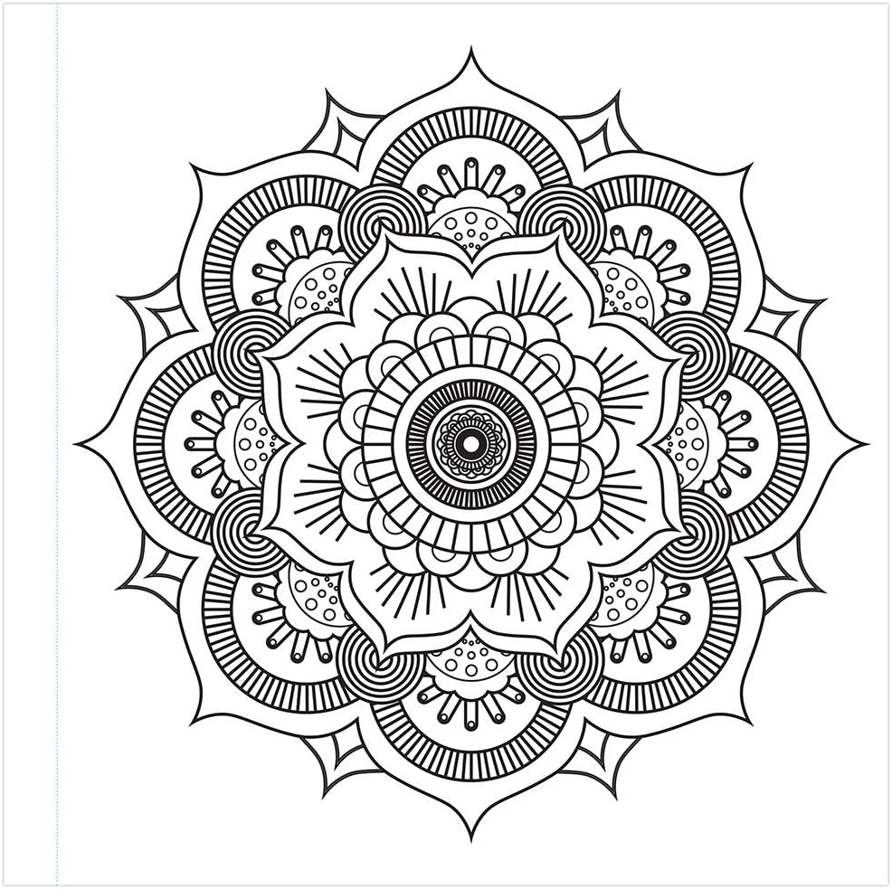Navneet Adult Colouring Book - Mandala Moments - Image 2