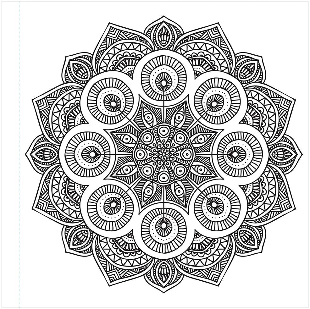 Navneet Adult Colouring Book - Mandala Moments - Image 3