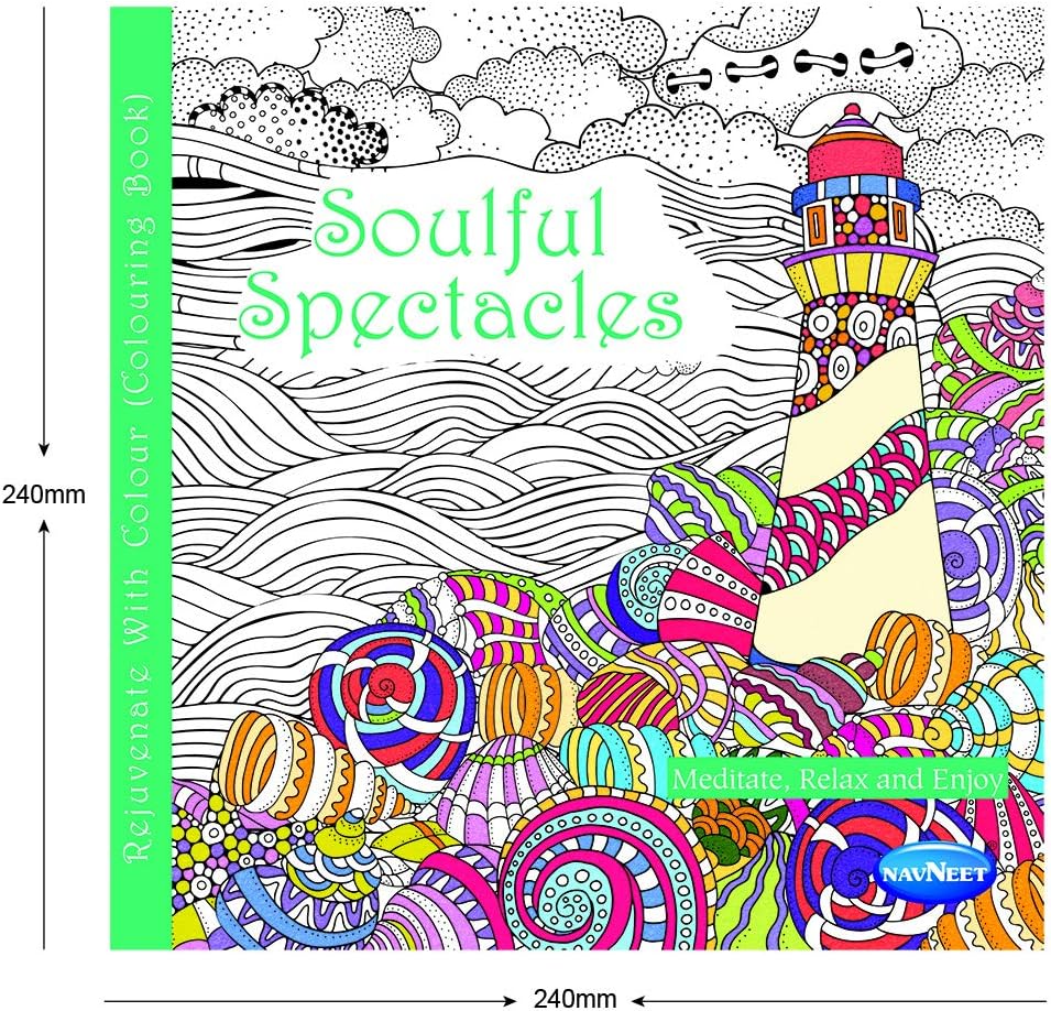 Navneet Adult Colouring Book - Soulful Spectacles - Image 4