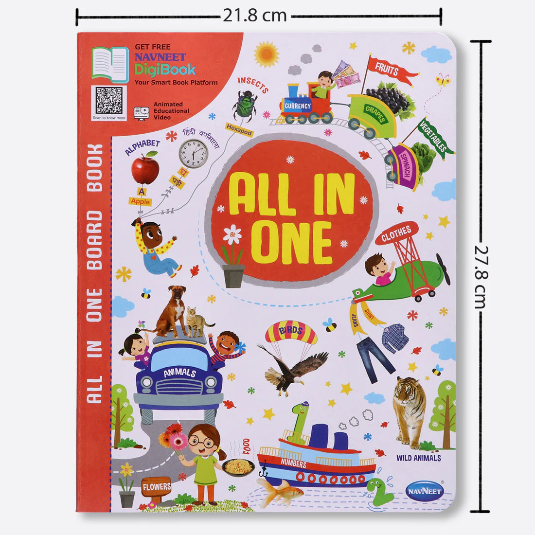 Navneet All In One Board Book (Eng.) - First Early Learning book for Kindergarten - Picture Board book for toddlers and babies - Image 4