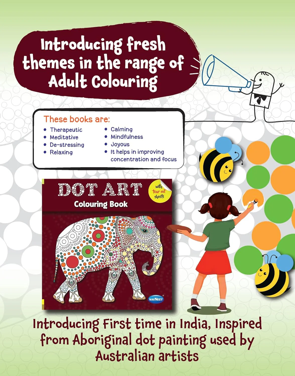 Navneet Dot Art colouring Book for Beginners and Adults - Image 2
