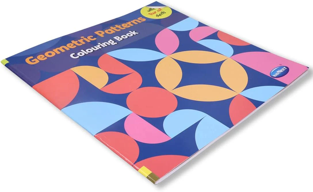 Navneet Geometric Pattern Colouring Book for Beginners and Adults - Image 3