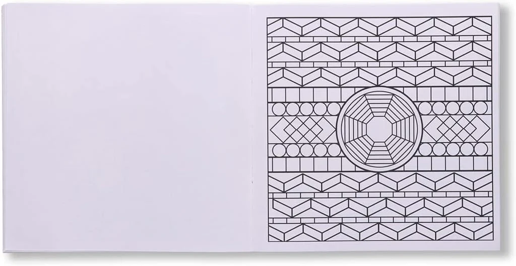 Navneet Geometric Pattern Colouring Book for Beginners and Adults - Image 7
