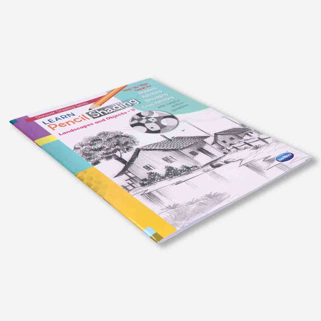 Navneet Learn Pencil Shading Landscape and Objects 1 and 2 – For Elementary Art Prep – How to draw Landscapes - Pack of 2 Books - Image 10
