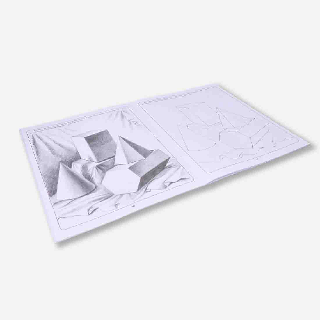 Navneet Learn Pencil Shading Landscape and Objects 1 and 2 – For Elementary Art Prep – How to draw Landscapes - Pack of 2 Books - Image 9