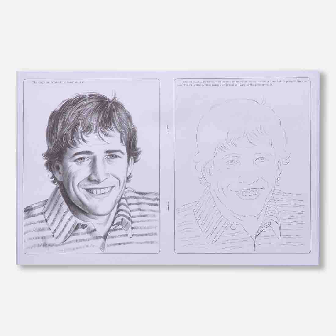 Navneet Learn Pencil Shading Portraits 1 and 2 – For Elementary Art Prep – How to draw Portraits - Pack of 2 Books - Image 5