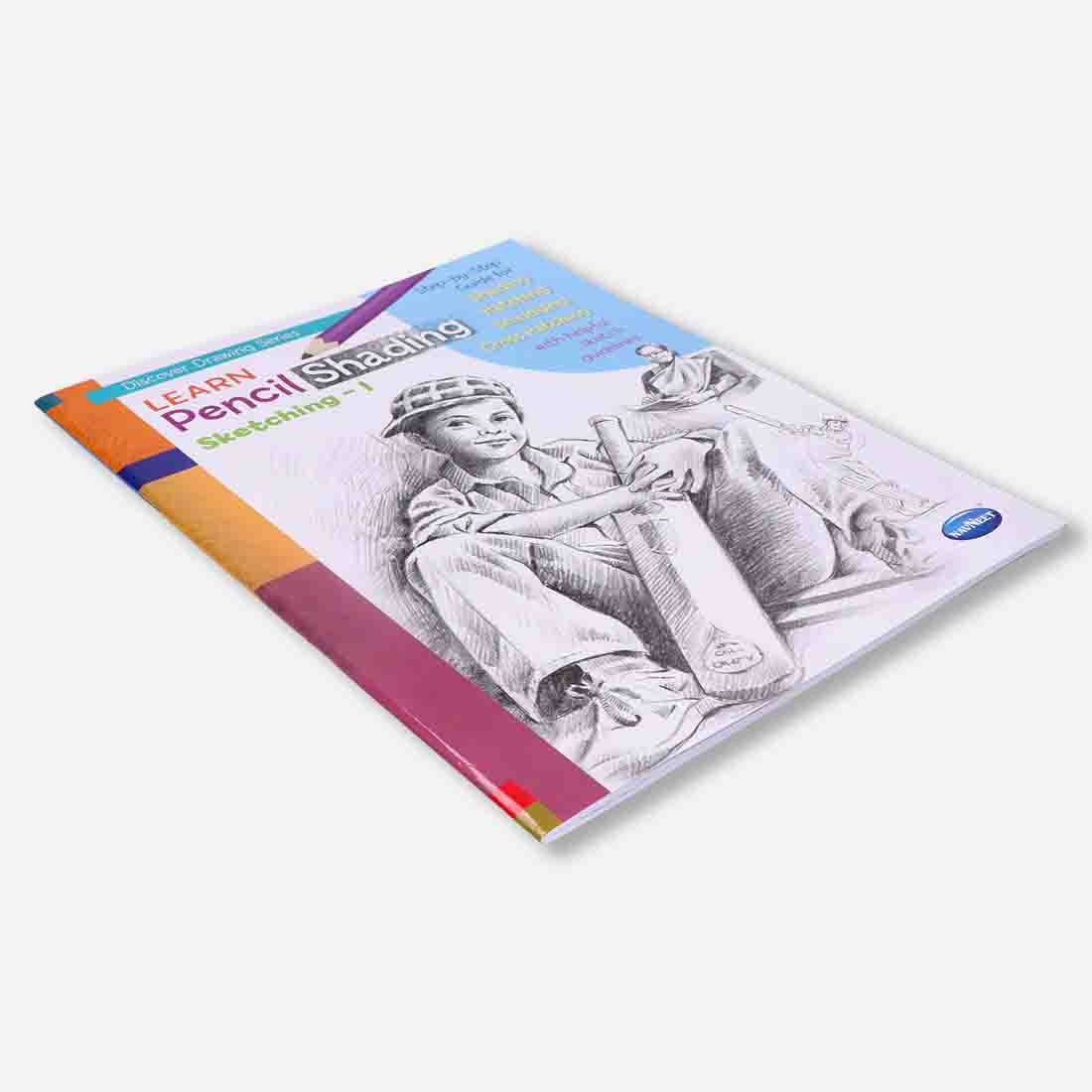 Navneet Learn Pencil Shading Sketching 1 and 2 – For Elementary Art Prep – How to draw sketches - Pack of 2 Books - Image 8