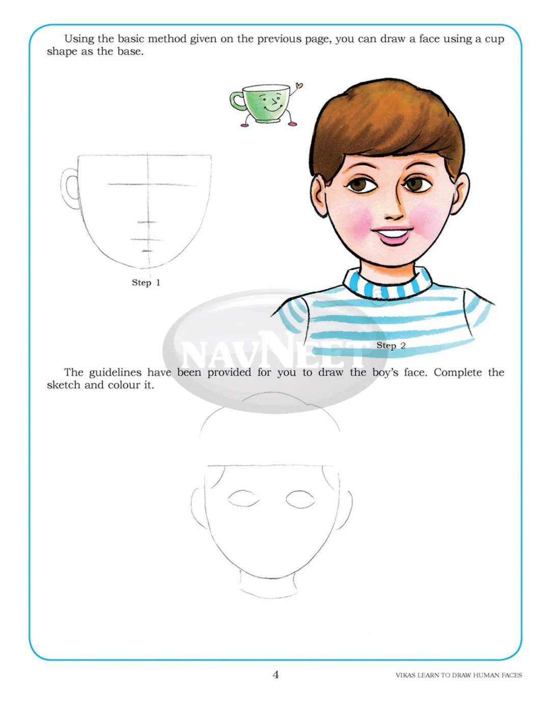 Navneet Vikas Learn To Draw Human Faces - Image 3