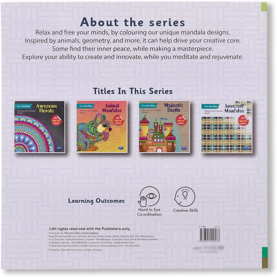 Navneet Zen Doodling - Intricate Mandalas Colouring Book for Beginners and Adults - Image 2