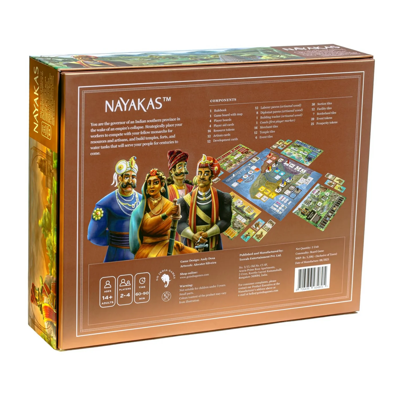 Nayakas Strategy Board Game - Image 3