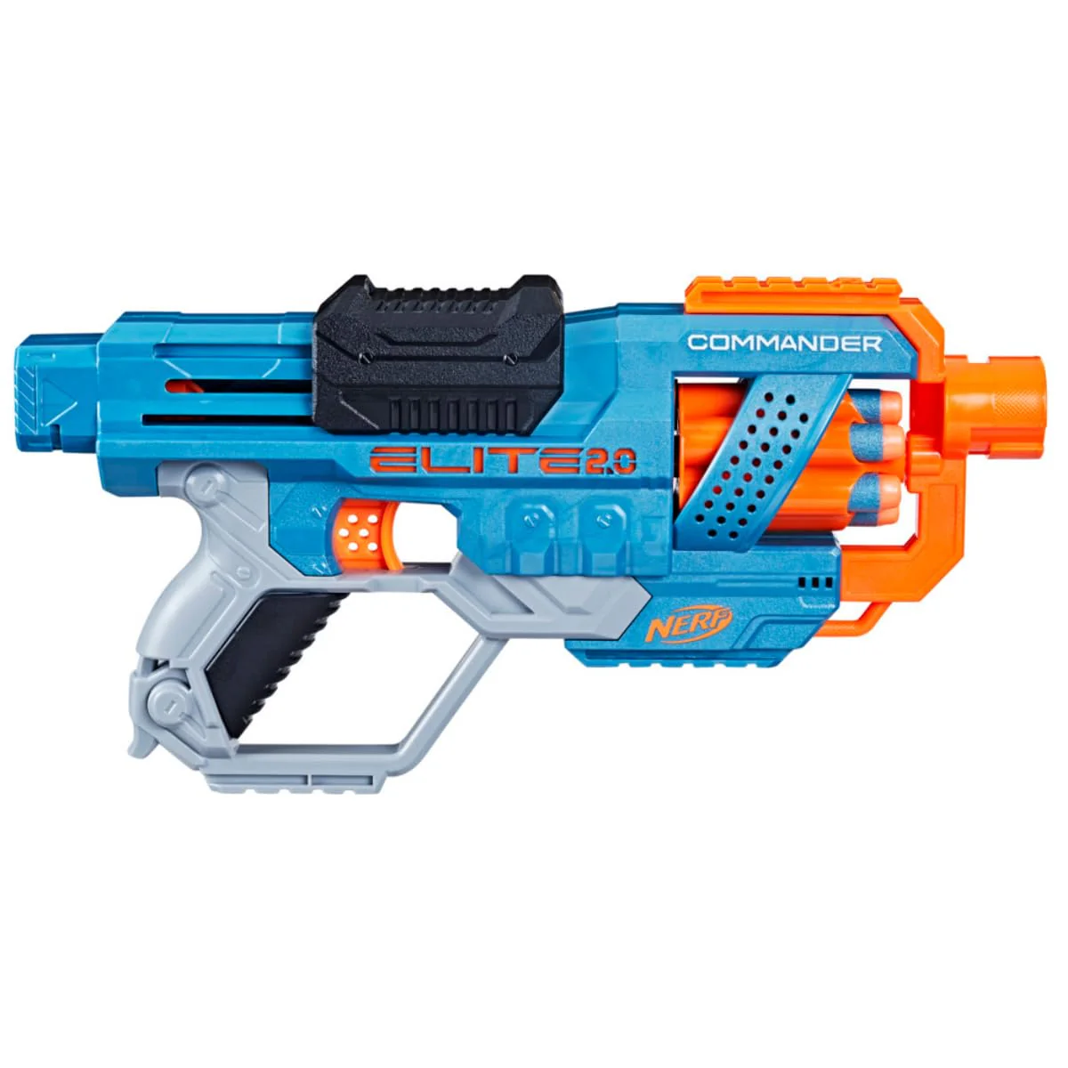 Hasbro Nerf Elite 2.0 Commander Rd-6 Blaster 12 Darts 6-Dart Rotating Drum Gift Toys for Kids Teens and Adults - Image 3