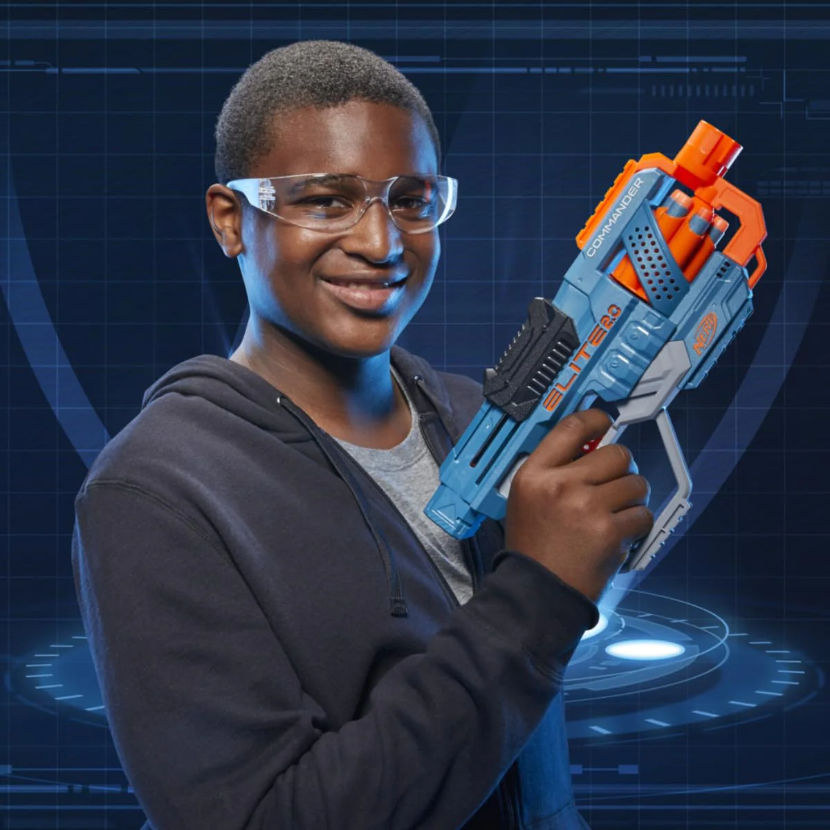 Hasbro Nerf Elite 2.0 Commander Rd-6 Blaster 12 Darts 6-Dart Rotating Drum Gift Toys for Kids Teens and Adults - Image 6