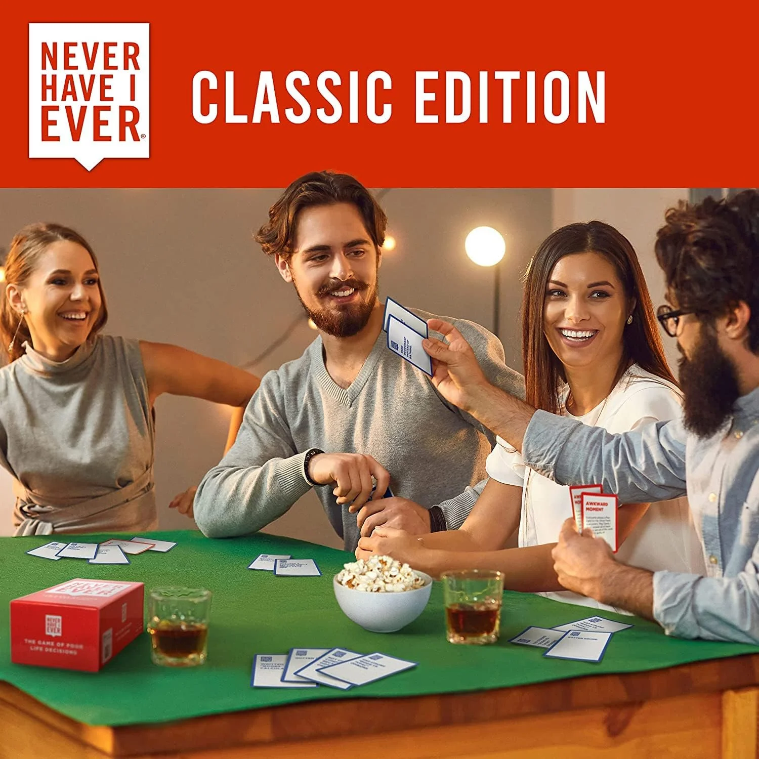 Never Have I Ever Fun Party Card Game, Classic Edition | for 3+ Players | Ages 17 + - Image 7