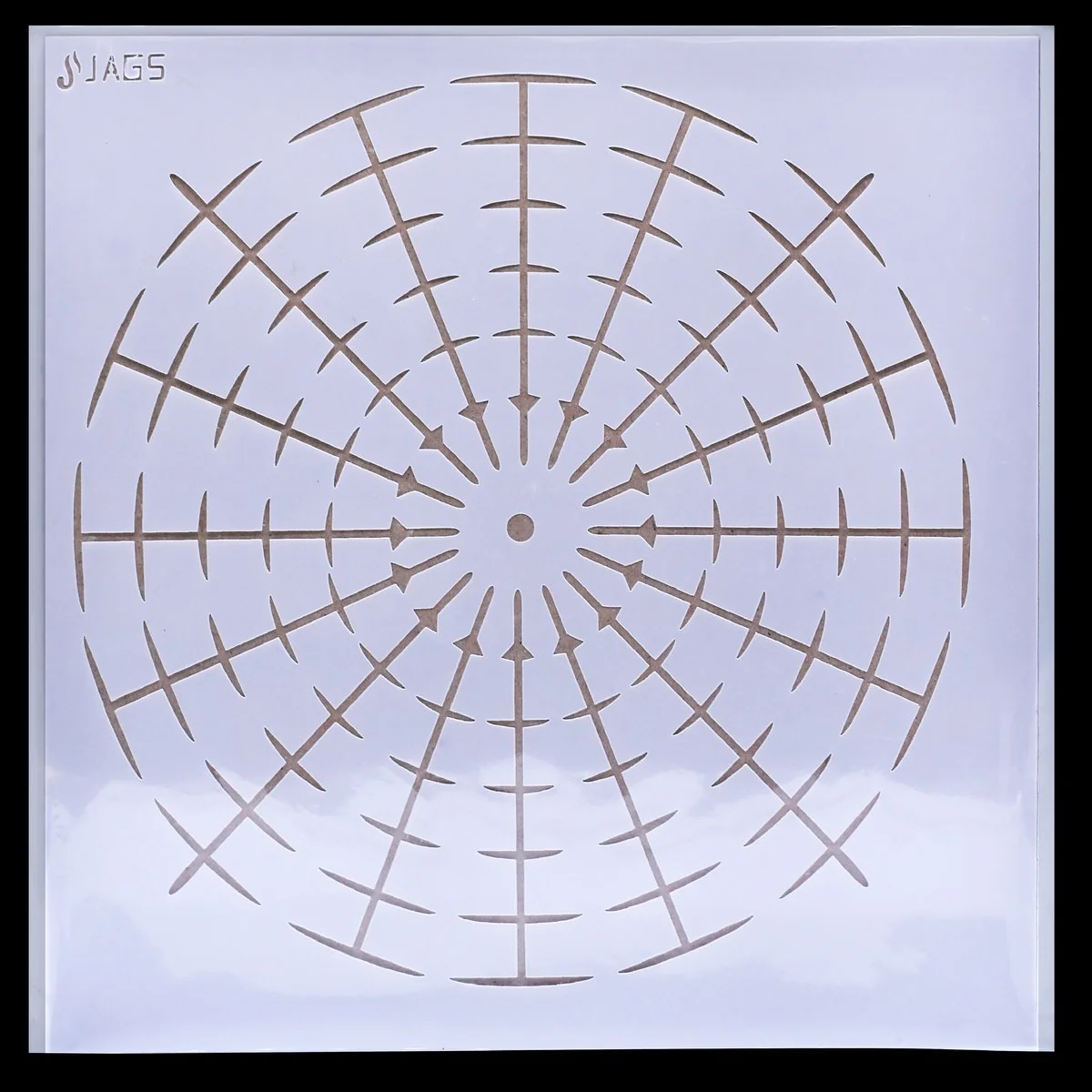 Number Placement Stencil Sheet 12 Inch - Image 2