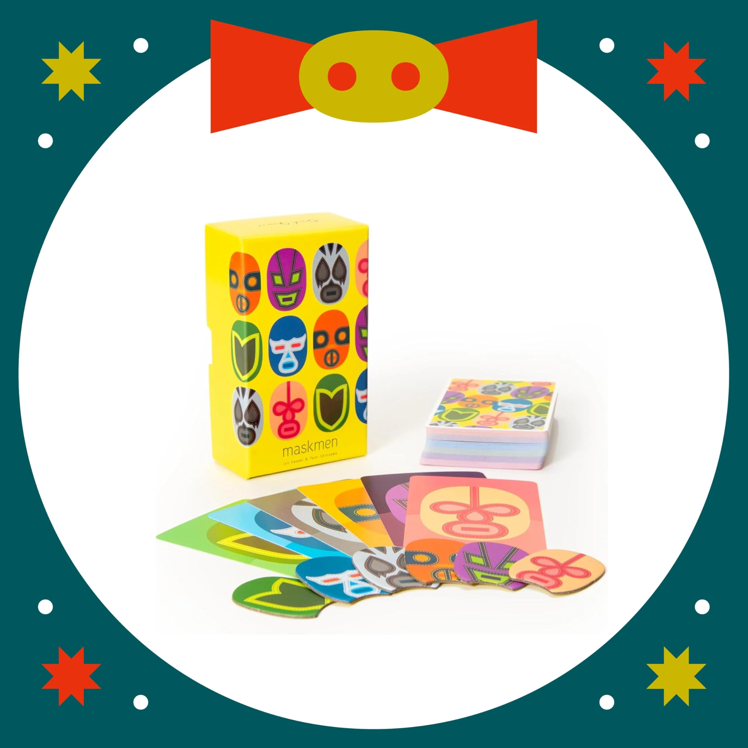 Oink Games Maskmen Unique Japanese Shedding Card Game - Image 2