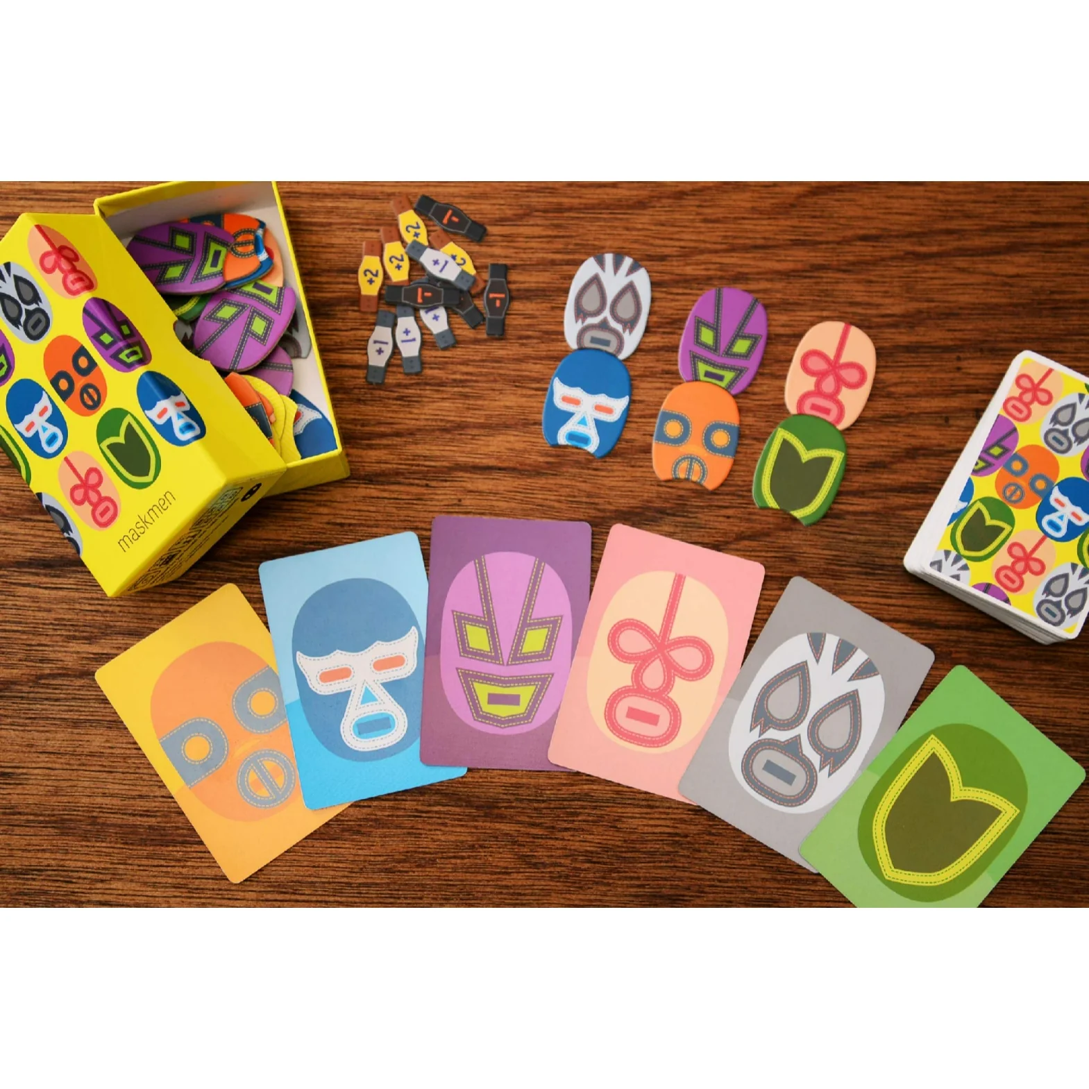 Oink Games Maskmen Unique Japanese Shedding Card Game - Image 4