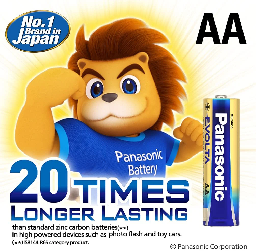 Panasonic Evolta Alkaline 1.5V AA Batteries - Image 6