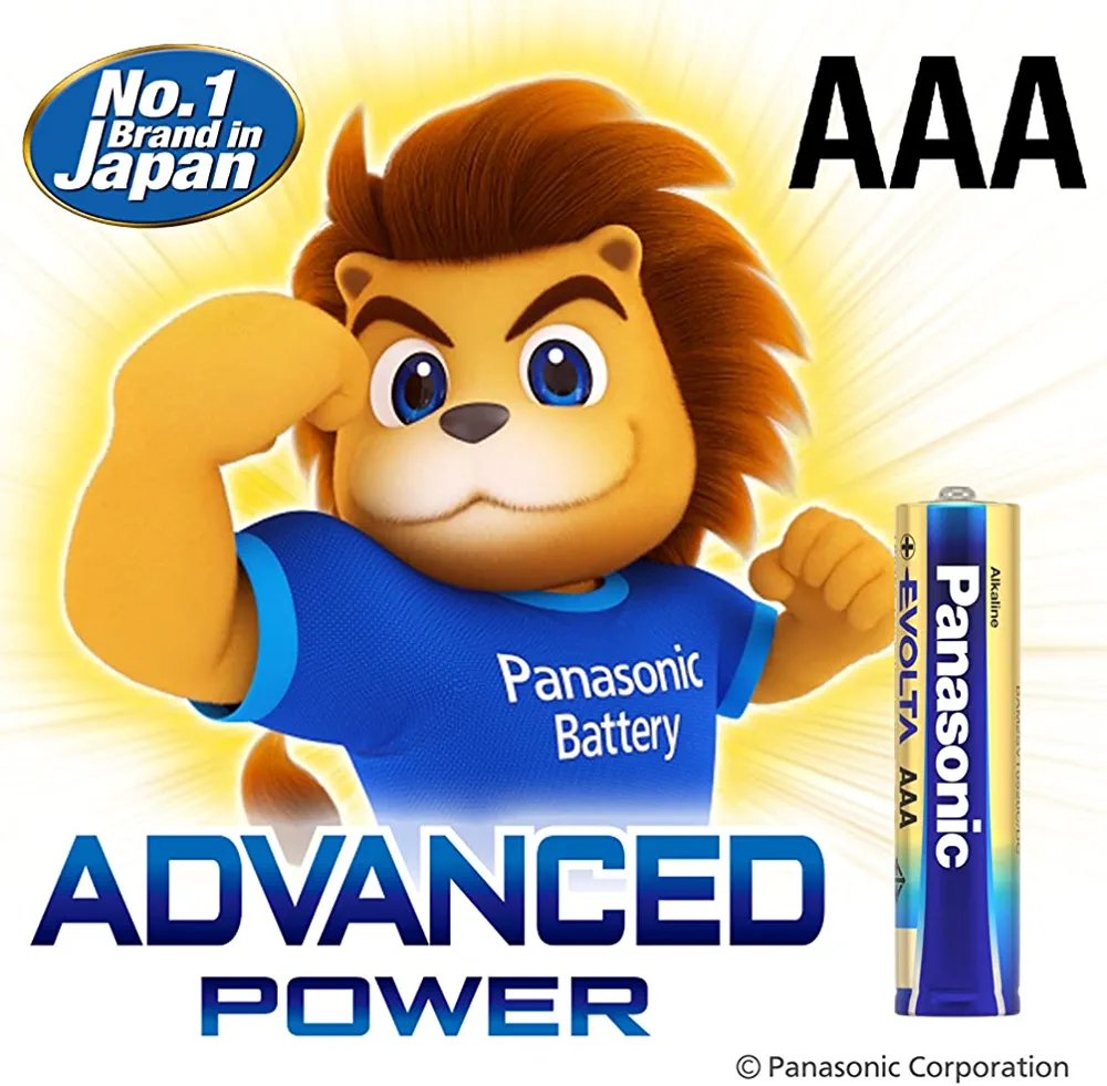 Panasonic Evolta Alkaline 1.5V AAA Batteries - Image 2