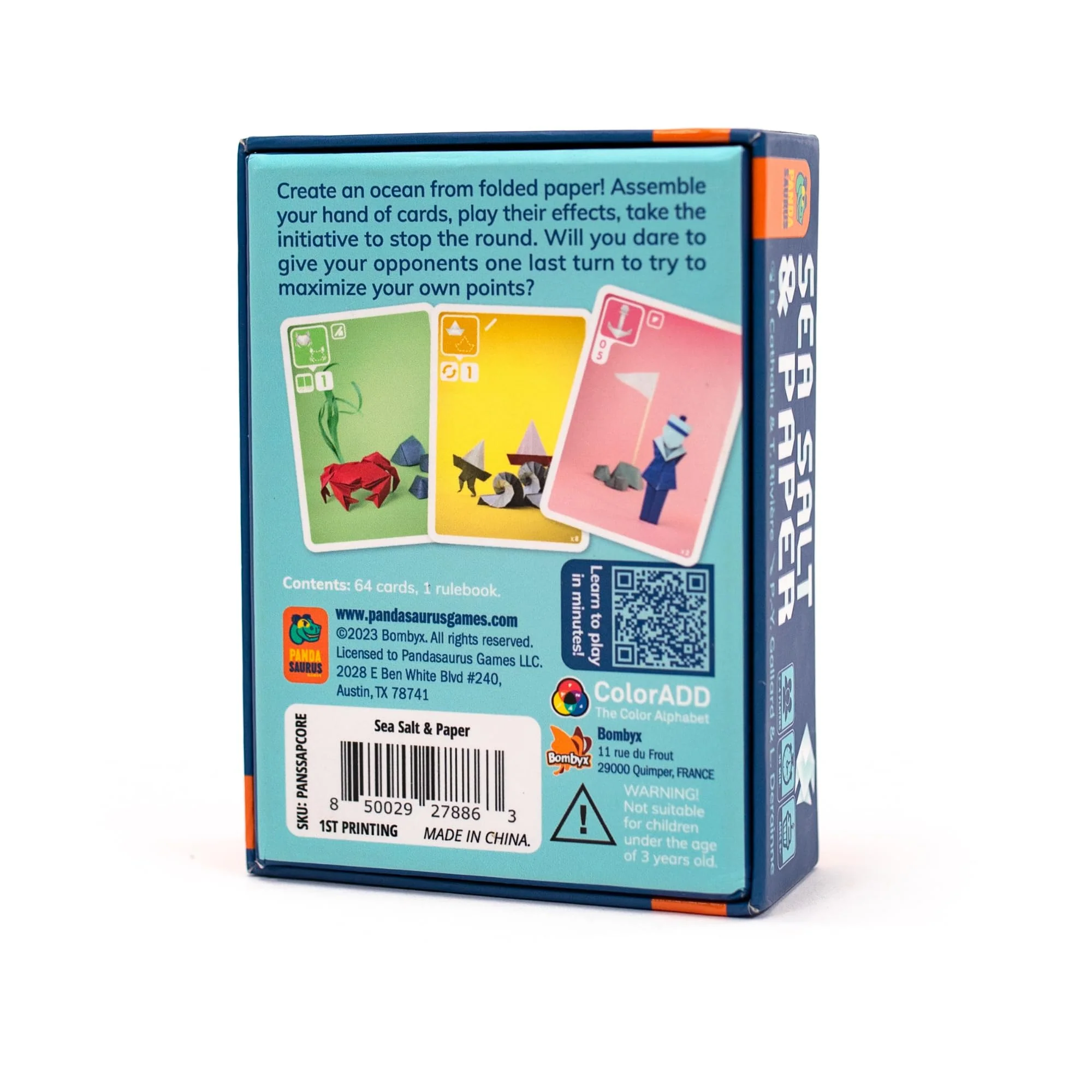 Pandasaurus Games Sea Salt and Paper Card Game including Extra Salt Extra Pepper - Image 2