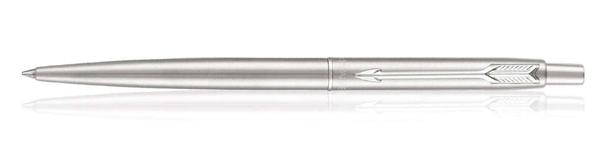 Parker Classic Stainless Steel Chrome Trim Ball Pen - Image 3
