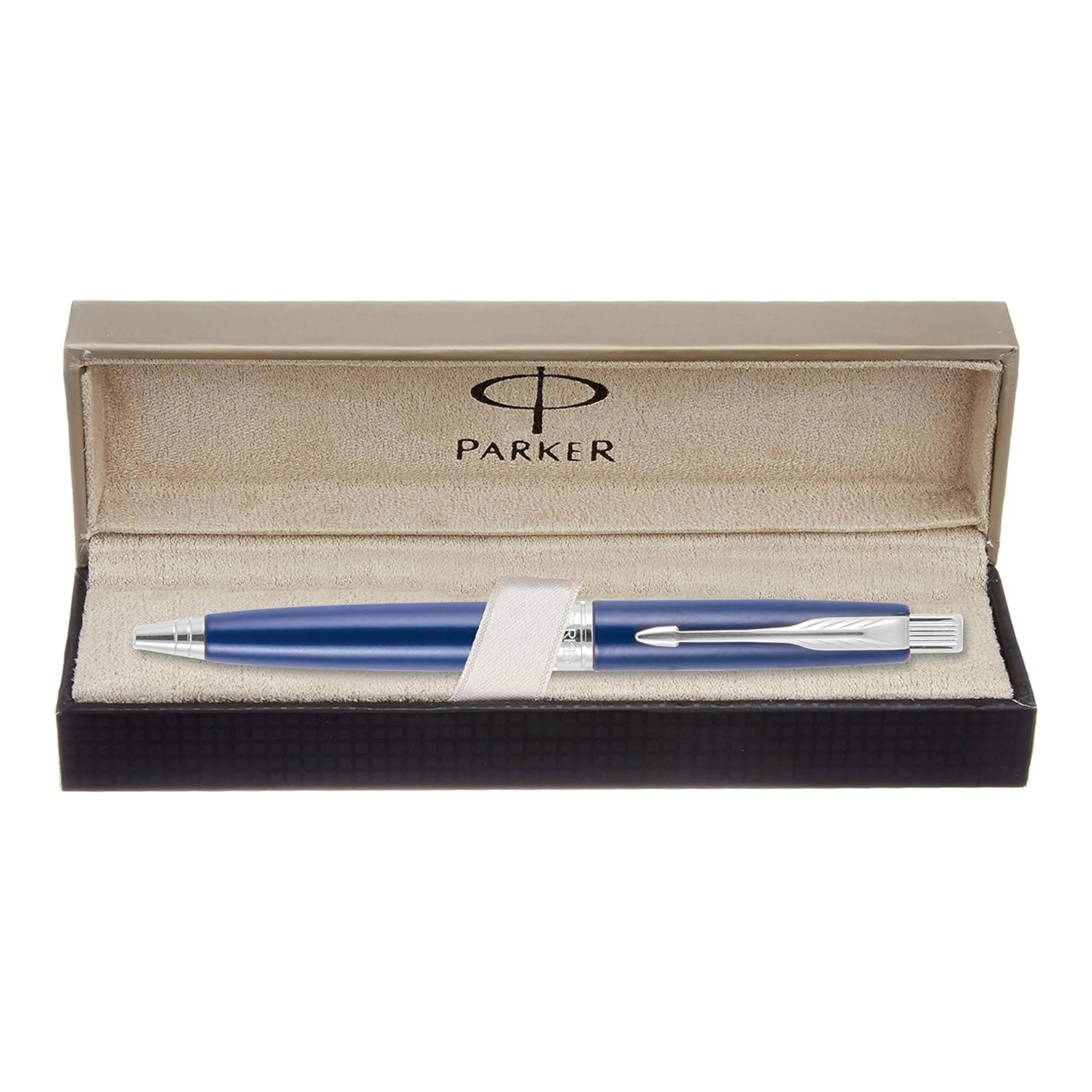 Parker Matte Blue Chrome Trim Ball Pen - Image 4