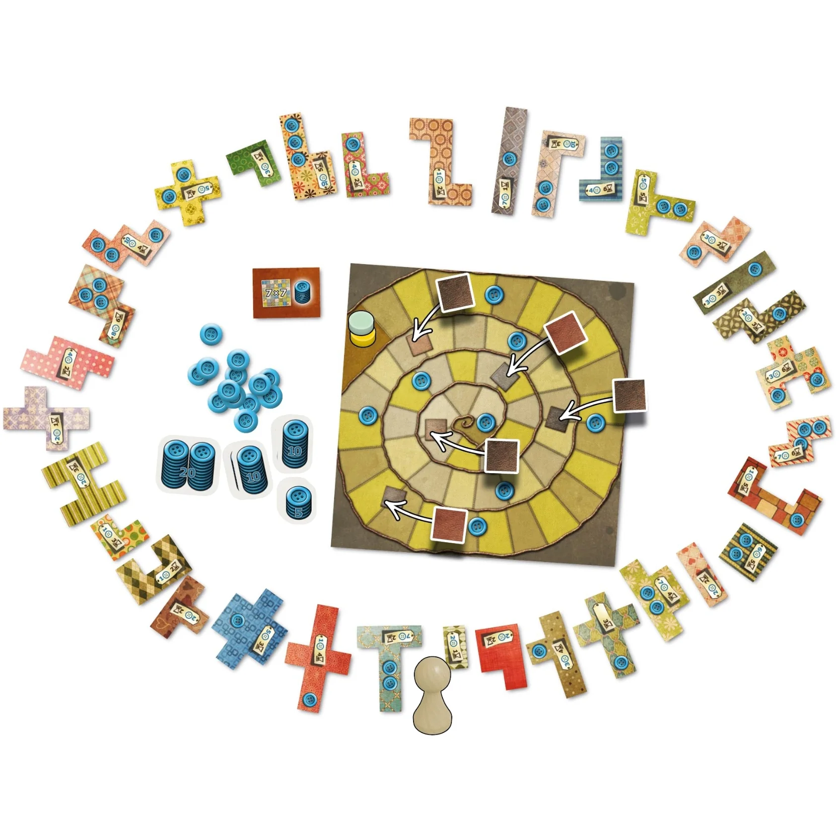 Patchwork Board Game A Two Player Quilting Strategy Game - Image 4