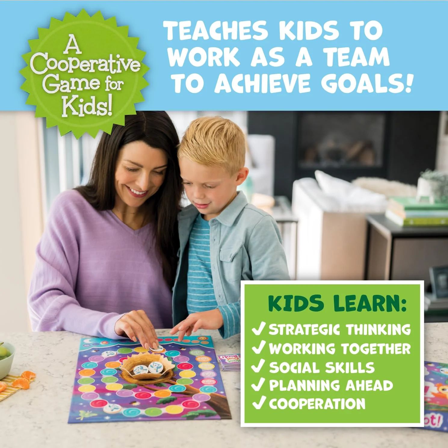 Peaceable Kingdom Hoot Owl Hoot - Cooperative Matching Game - Image 5