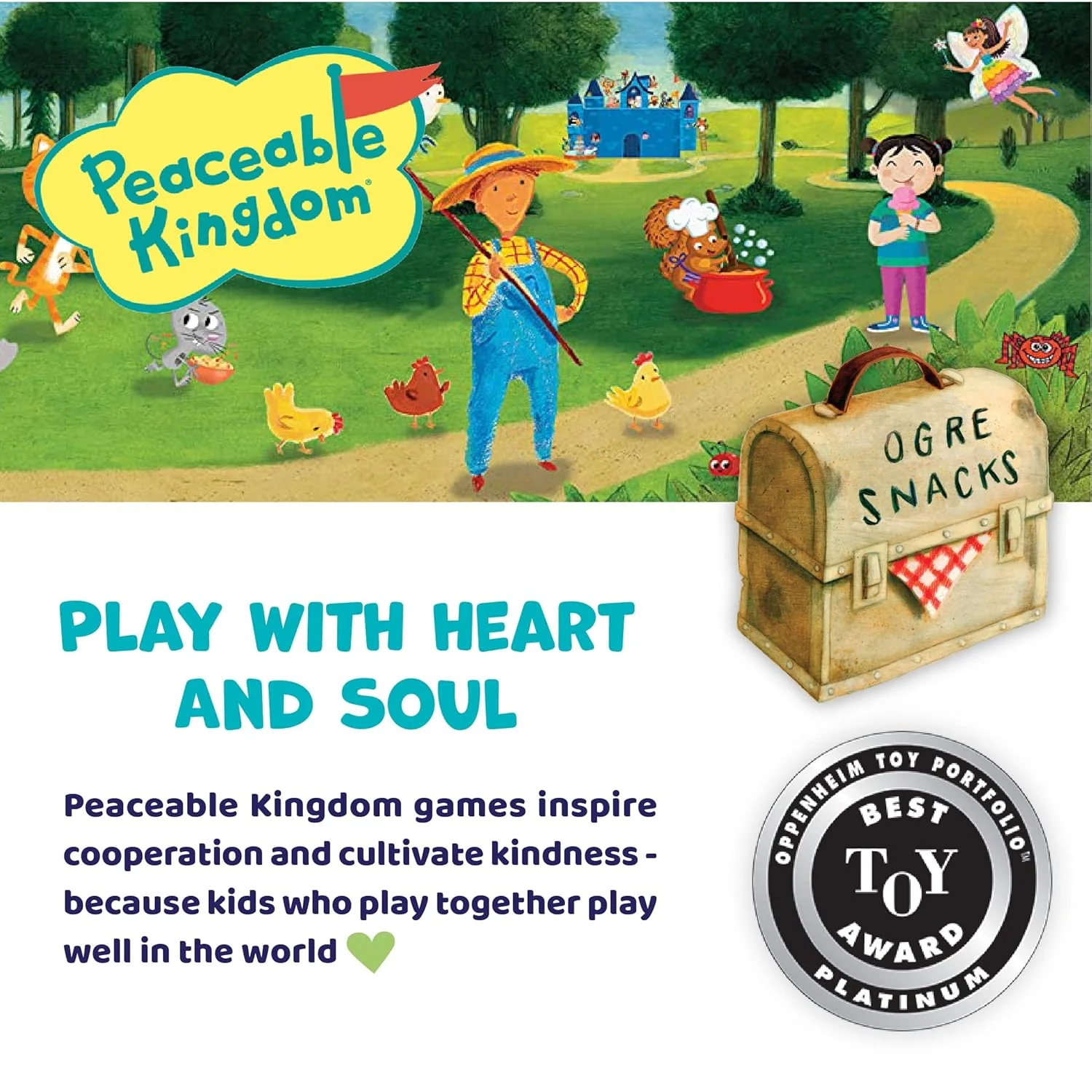 Peaceable Kingdom Race to the Treasure! Cooperative Path Building Game - Image 8