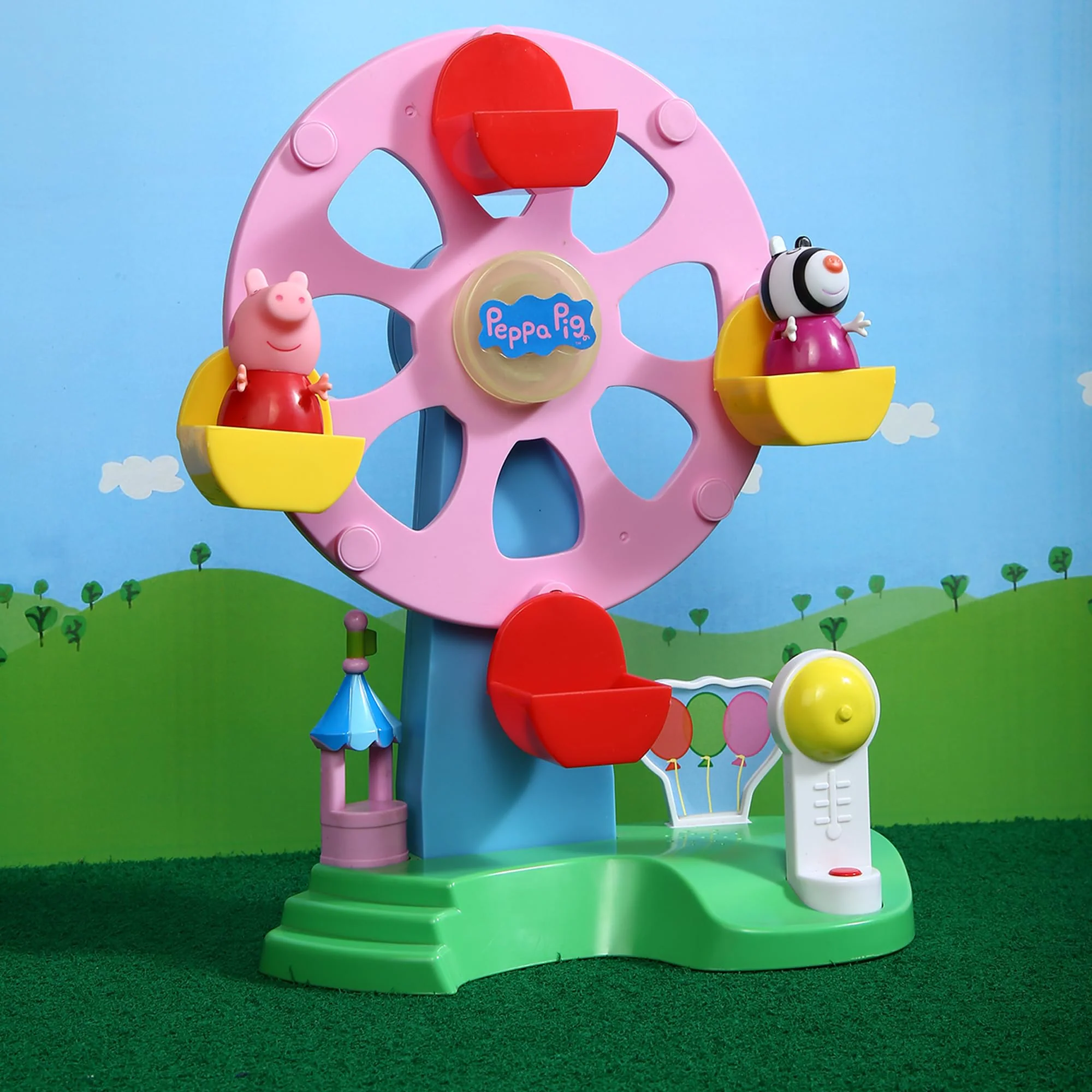 PEPPA PIG Ferris Wheel Playset with Lights Sounds and Motion Effects Includes 2 Figures - Image 4