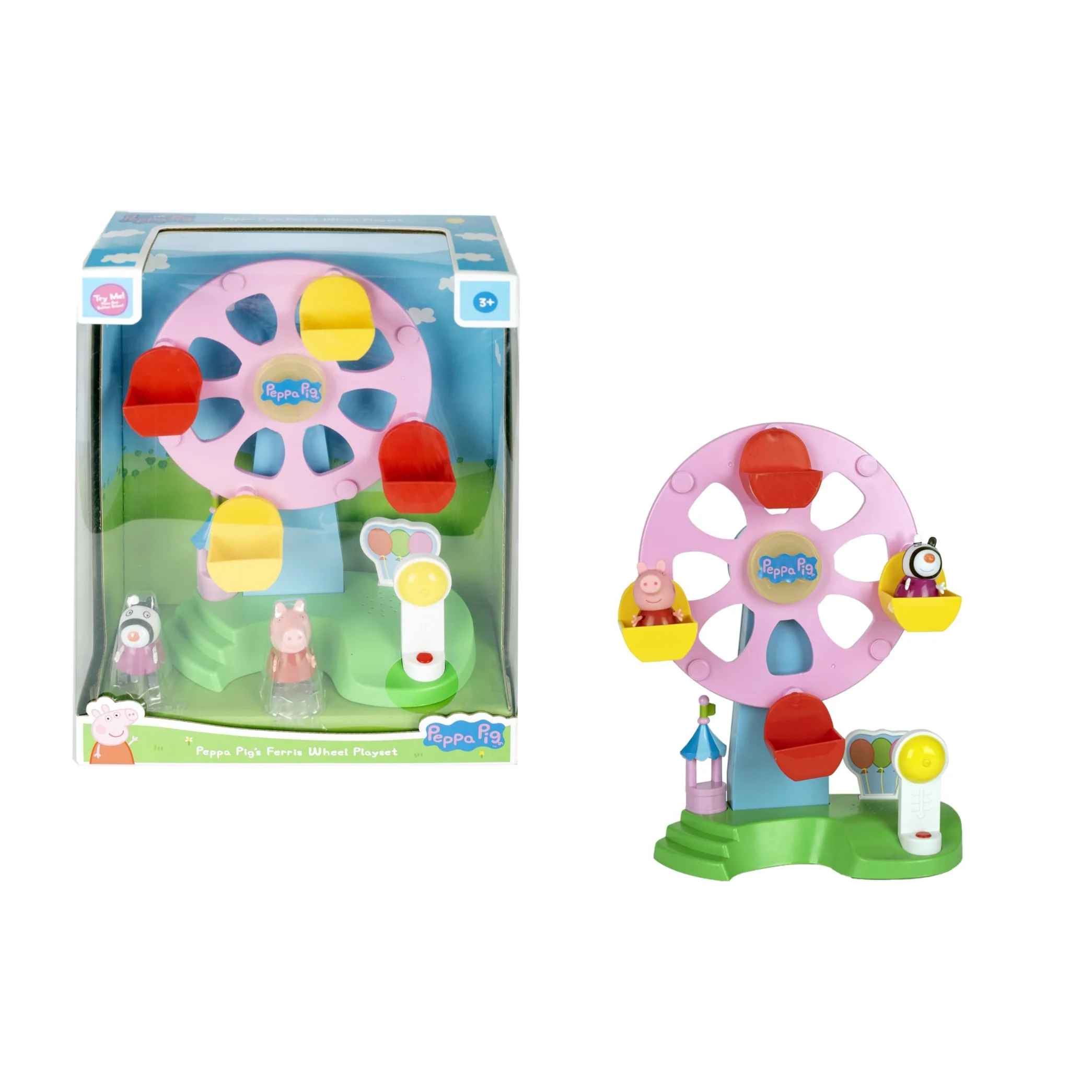 PEPPA PIG Ferris Wheel Playset with Lights Sounds and Motion Effects Includes 2 Figures - Image 5