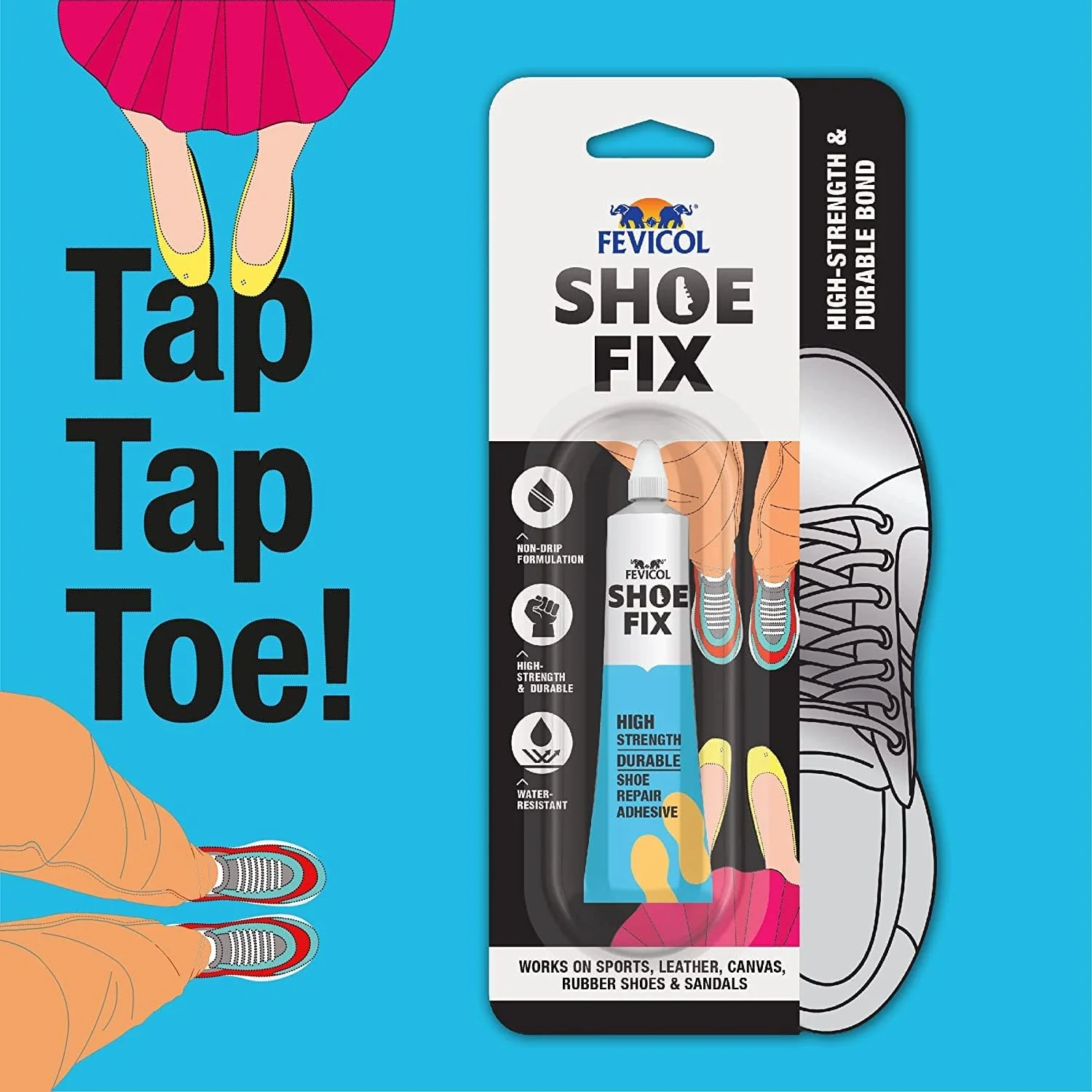 Pidilite Fevicol Shoefix High Strength Durable Shoe and Footwear Repair Adhesive 2 Grams - Image 5