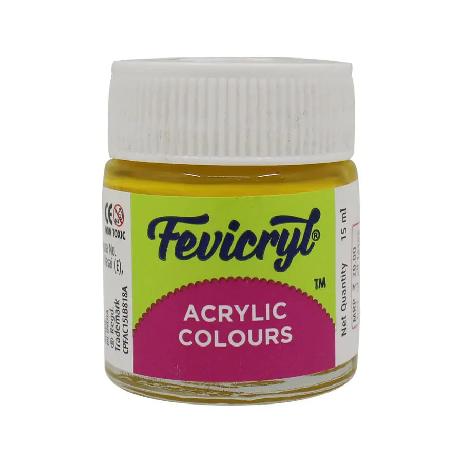 Pidilite Fevicryl Acrylic Colours - 15ml (Loose Colours) - Image 4