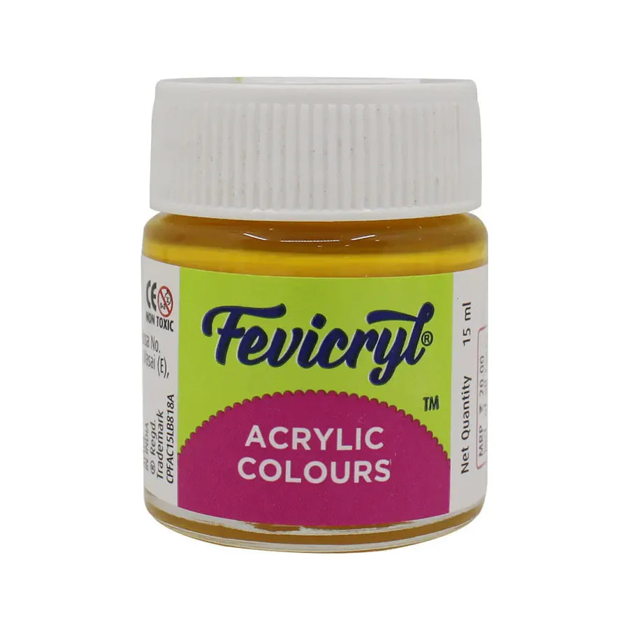 Pidilite Fevicryl Acrylic Colours - 15ml (Loose Colours) - Image 8
