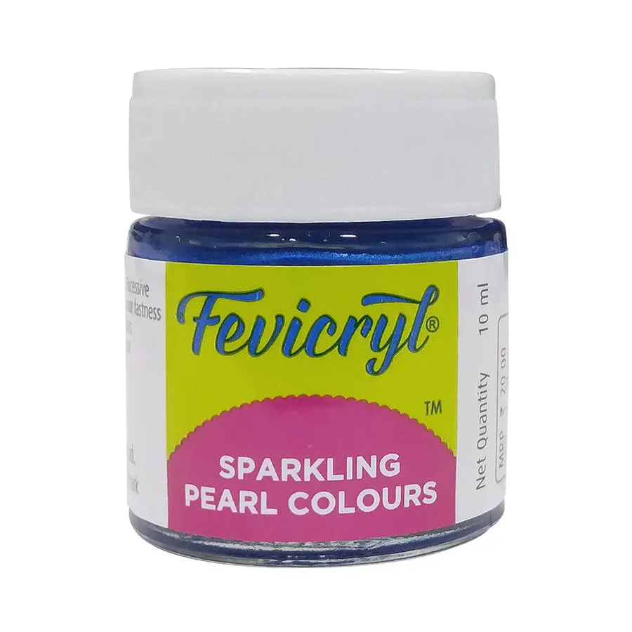 Pidilite Fevicryl Sparkling Pearl Colours 10ml (Loose) - Image 12