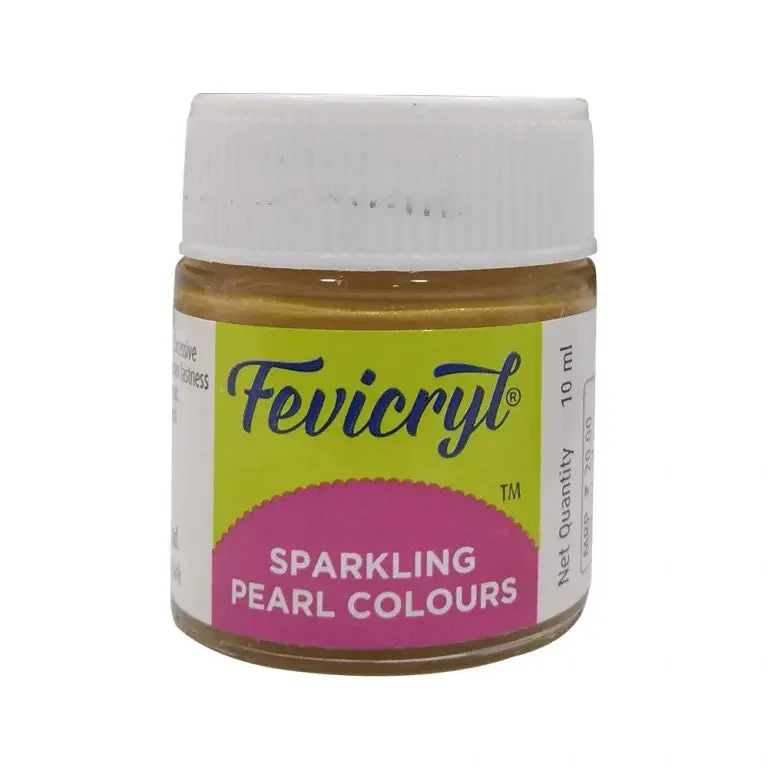Pidilite Fevicryl Sparkling Pearl Colours 10ml (Loose) - Image 13