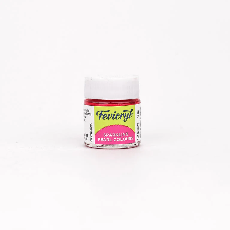 Pidilite Fevicryl Sparkling Pearl Colours 10ml (Loose) - Image 4
