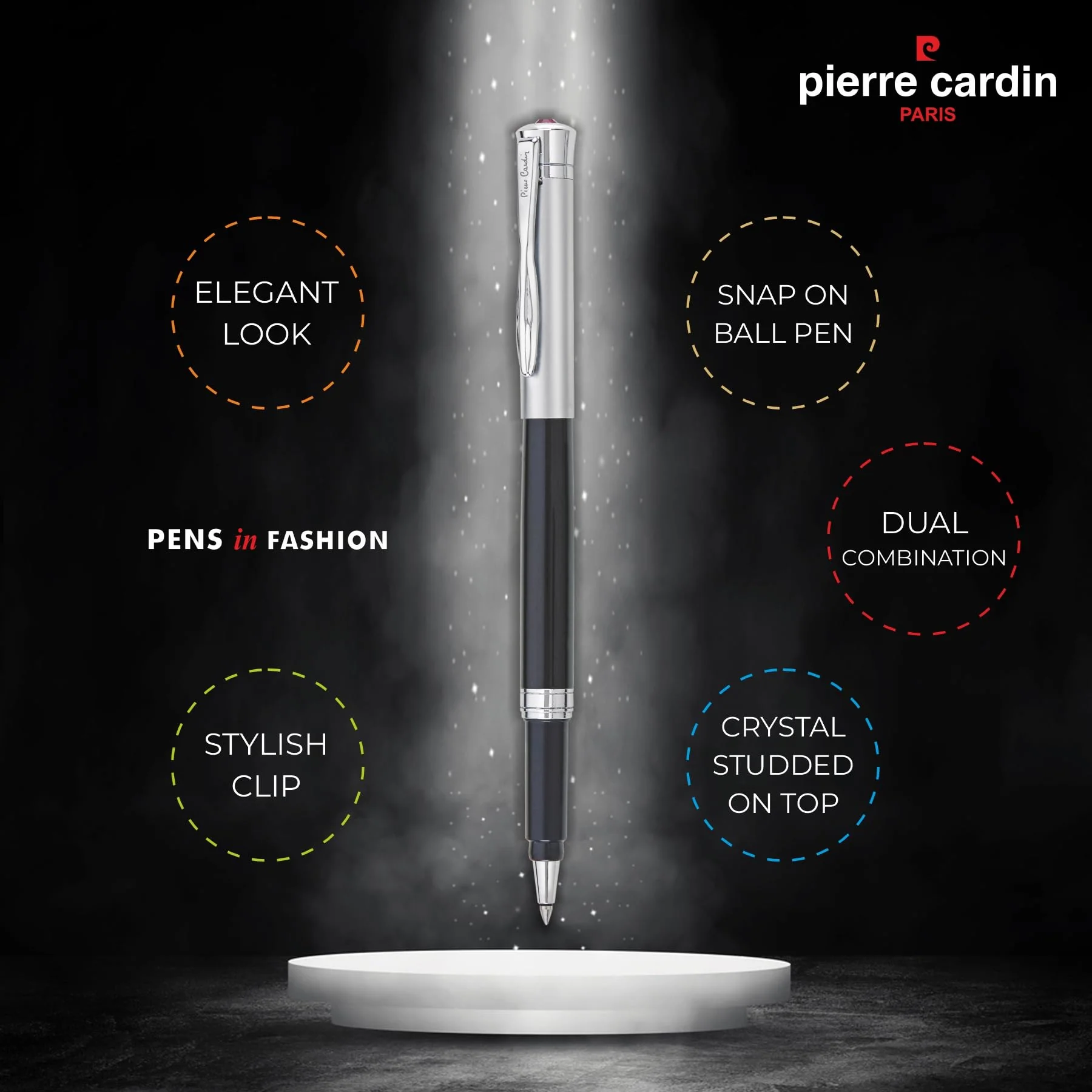 Pierre Cardin Dance Metal Roller Pen | Blue Ink | Ideal For Corporate Gifting, Festive Gifiting - Image 5