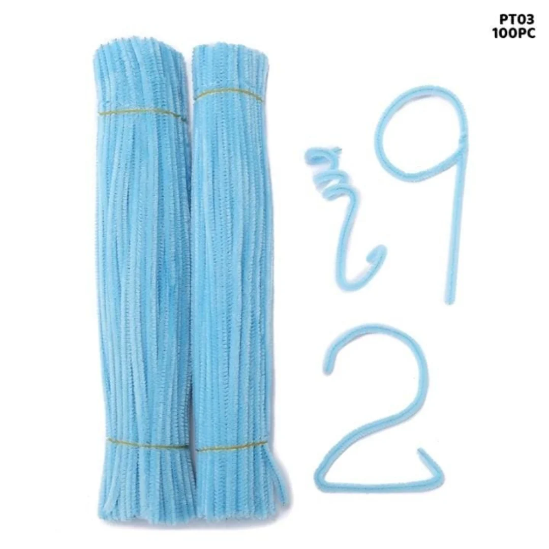 Pipe Cleaner Plain 100 Pc's Single Shades - Image 24
