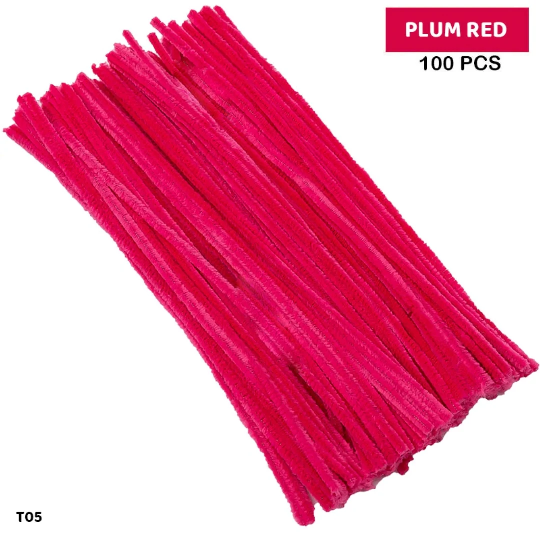 Pipe Cleaner Plain 100 Pc's Single Shades - Image 27