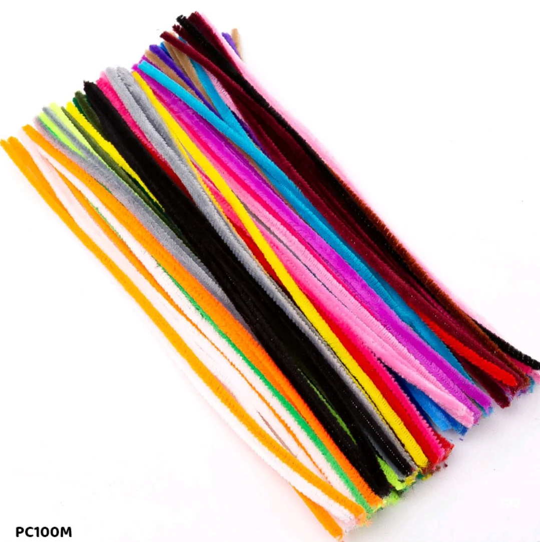 Pipe Cleaner Plain 100 Pc's Single Shades - Image 32